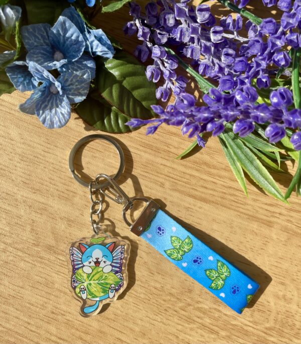 Porte-clés Fée des philodendrons - collection Féerie florale