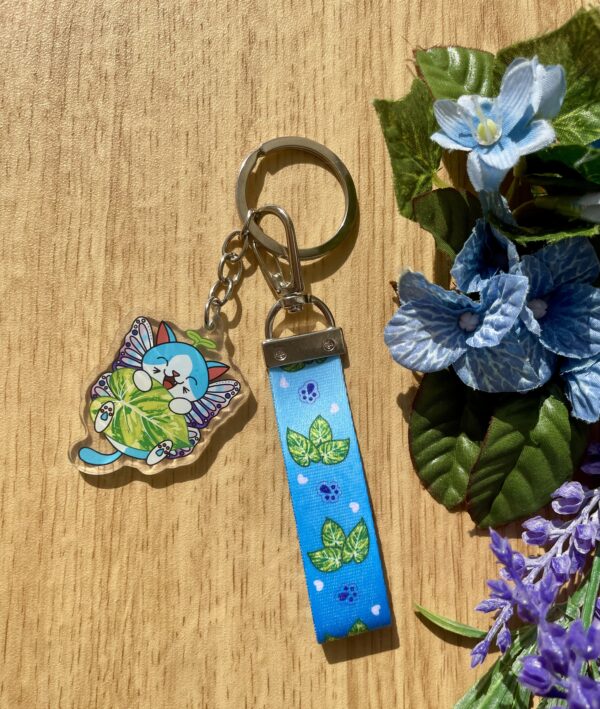 Porte-clés Fée des philodendrons - collection Féerie florale