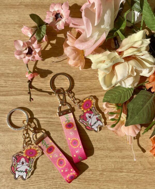 Porte-clés Fée des marguerites du Cap - collection Féerie florale