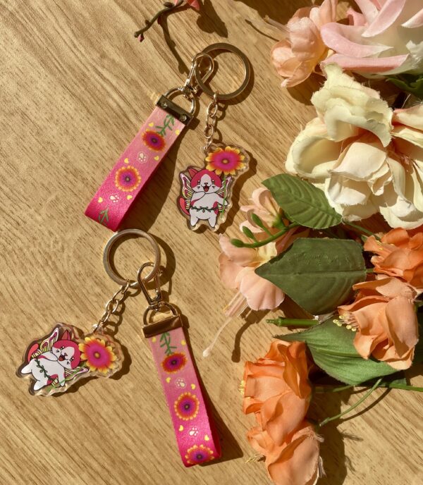 Porte-clés Fée des marguerites du Cap - collection Féerie florale