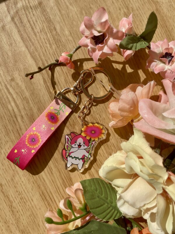 Porte-clés Fée des marguerites du Cap - collection Féerie florale