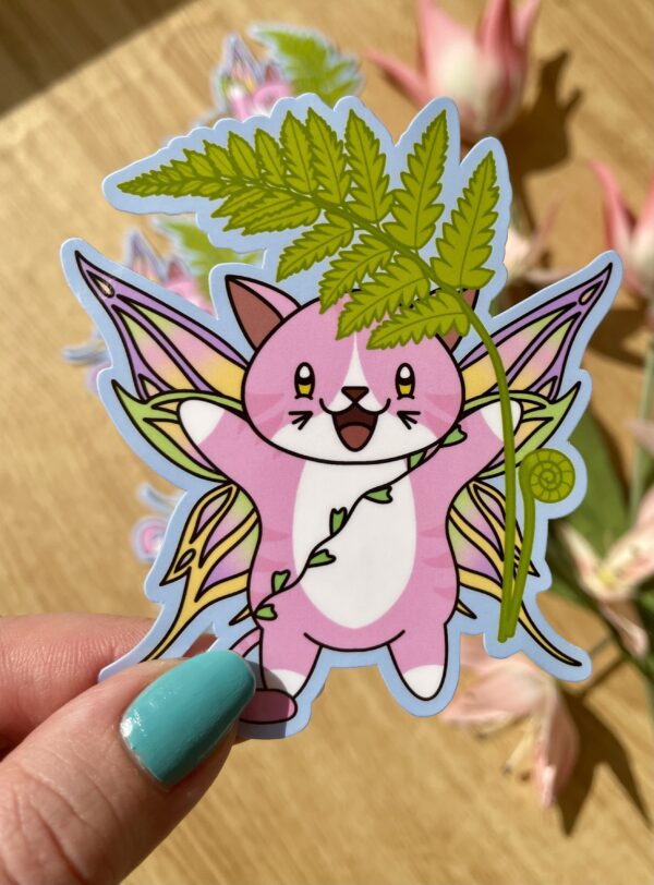 Stickers individuels Fée des fougères - collection Féerie florale