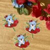 Stickers individuels Fée des coquelicots - collection Féerie florale