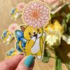 Stickers individuels Fée des dahlias - collection Féerie florale