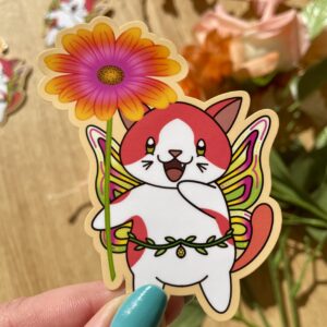 Stickers individuels Fée des marguerites du Cap - collection Féerie florale