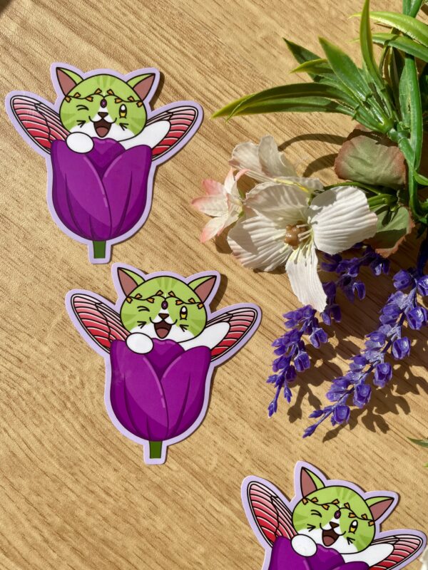 Stickers individuels Fée des tulipes - collection Féerie florale
