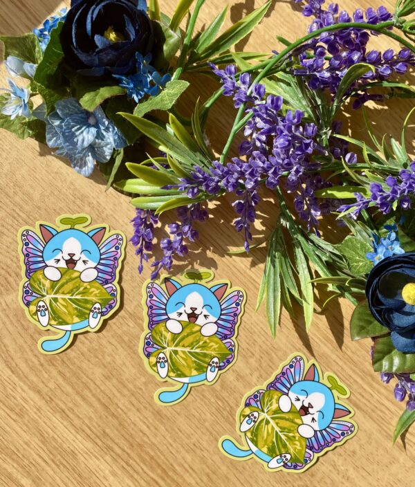 Stickers individuels Fée des philodendrons - collection Féerie florale