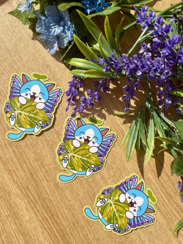 Stickers individuels Fée des philodendrons - collection Féerie florale