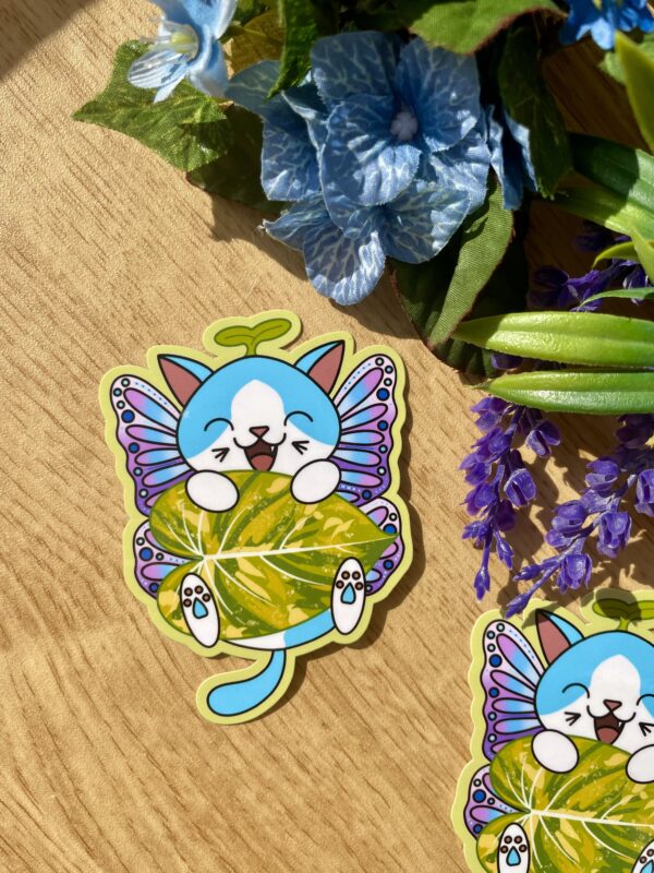 Stickers individuels Fée des philodendrons - collection Féerie florale