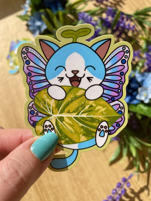 Stickers individuels Fée des philodendrons - collection Féerie florale