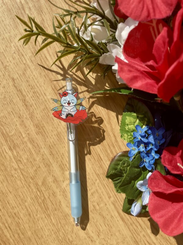 Stylo Fée des coquelicots - Collection Féerie florale