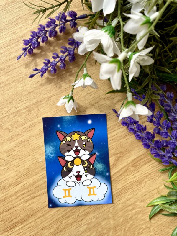 Mini illustrations Signes du Zodiaque : Gémeaux