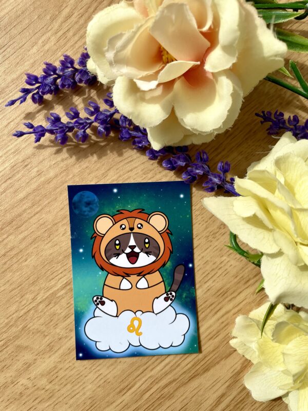 Mini illustrations Signes du Zodiaque : Lion