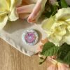 Badge rond Donut Chat-mallow - Collection Pause gourmande