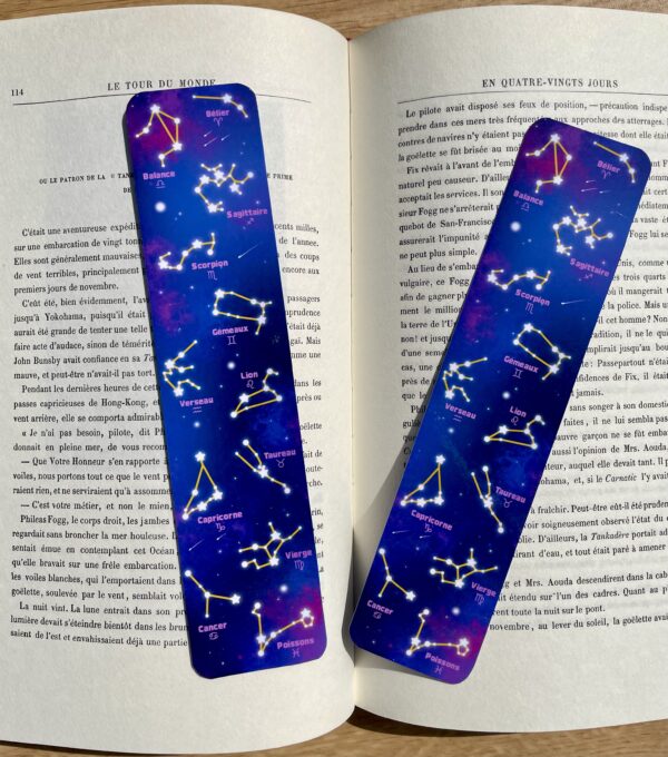 Marque-pages Constellations du Zodiaque - Collection Signes du Zodiaque