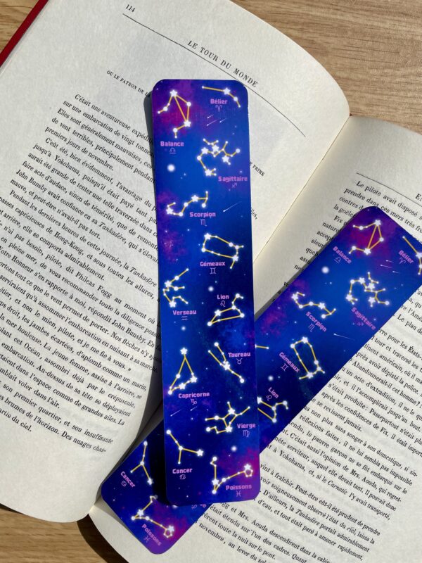 Marque-pages Constellations du Zodiaque - Collection Signes du Zodiaque