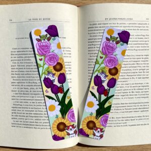 Marque-pages Jardin féerique - Collection Féerie florale