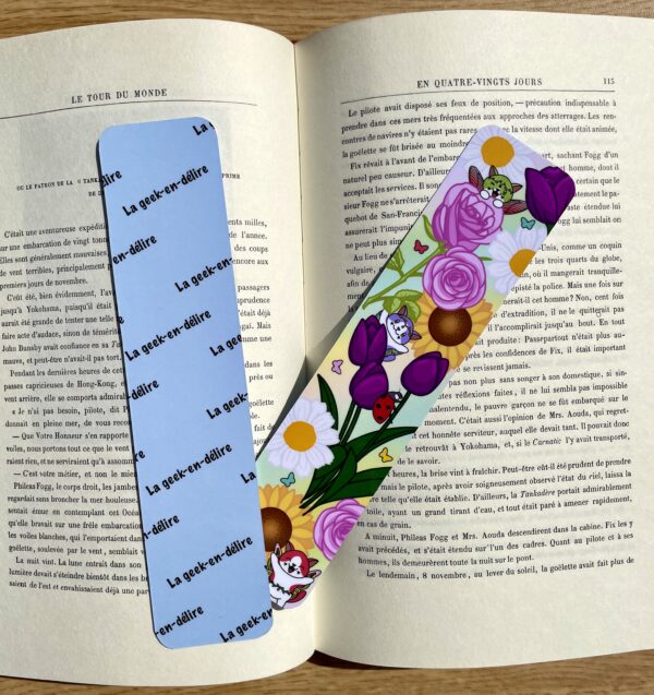 Marque-pages Jardin féerique - Collection Féerie florale