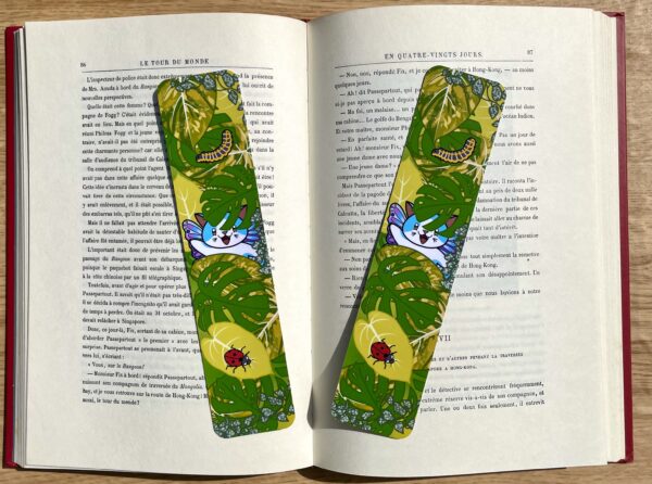 Marque-pages Fée des philodendrons - Collection Féerie florale