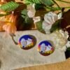 Badge rond Overdose de vie sociale - Collection Moody cat