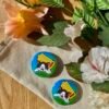 Badge rond Chaturation - Collection Moody cat