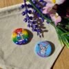 Badge rond Yaoi book club et More BL - Hors collection