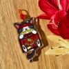 Porte-clés shaker Happy Skitt'Meal - avec 6 charms + attaches - Collection Pause gourmande