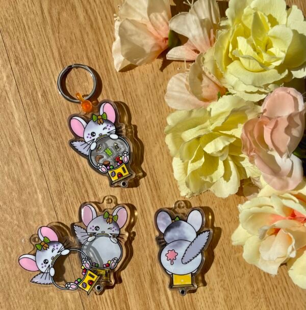Porte-clés shaker Pixelle'Gum - Collection Pause gourmande