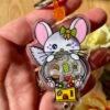 Porte-clés shaker Pixelle'Gum - avec 6 charms - Collection Pause gourmande