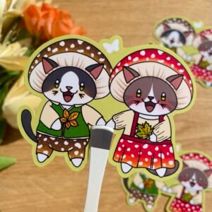 Sticker individuel Les chat-pignons - Collection Cosy Fall